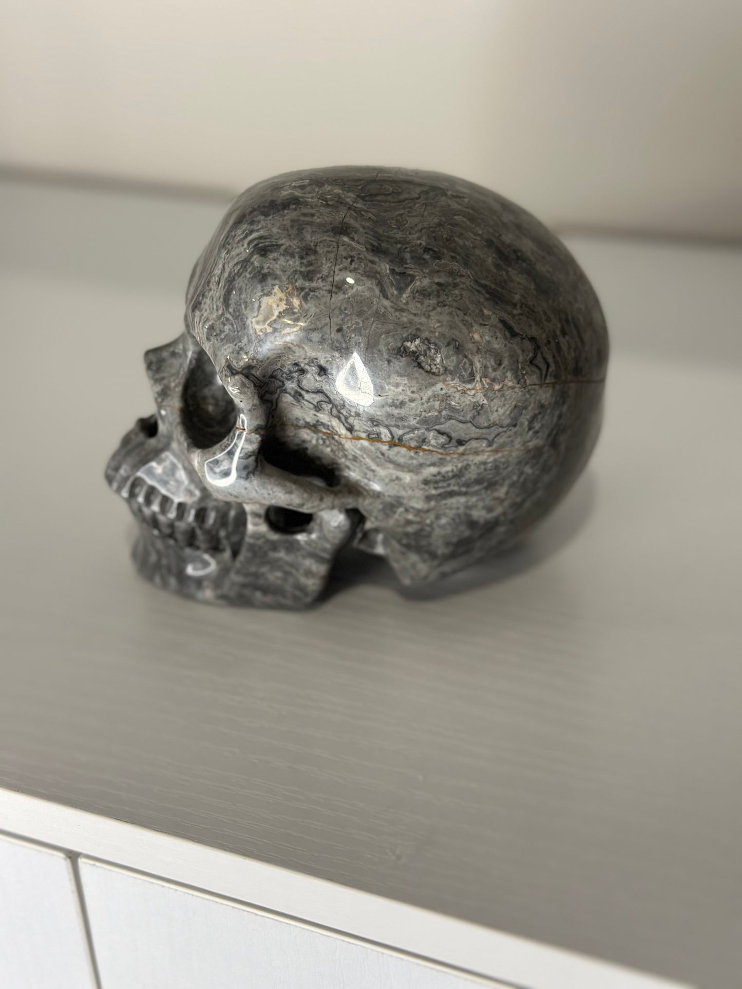 5 Inch Picasso Jasper Crystal Skull