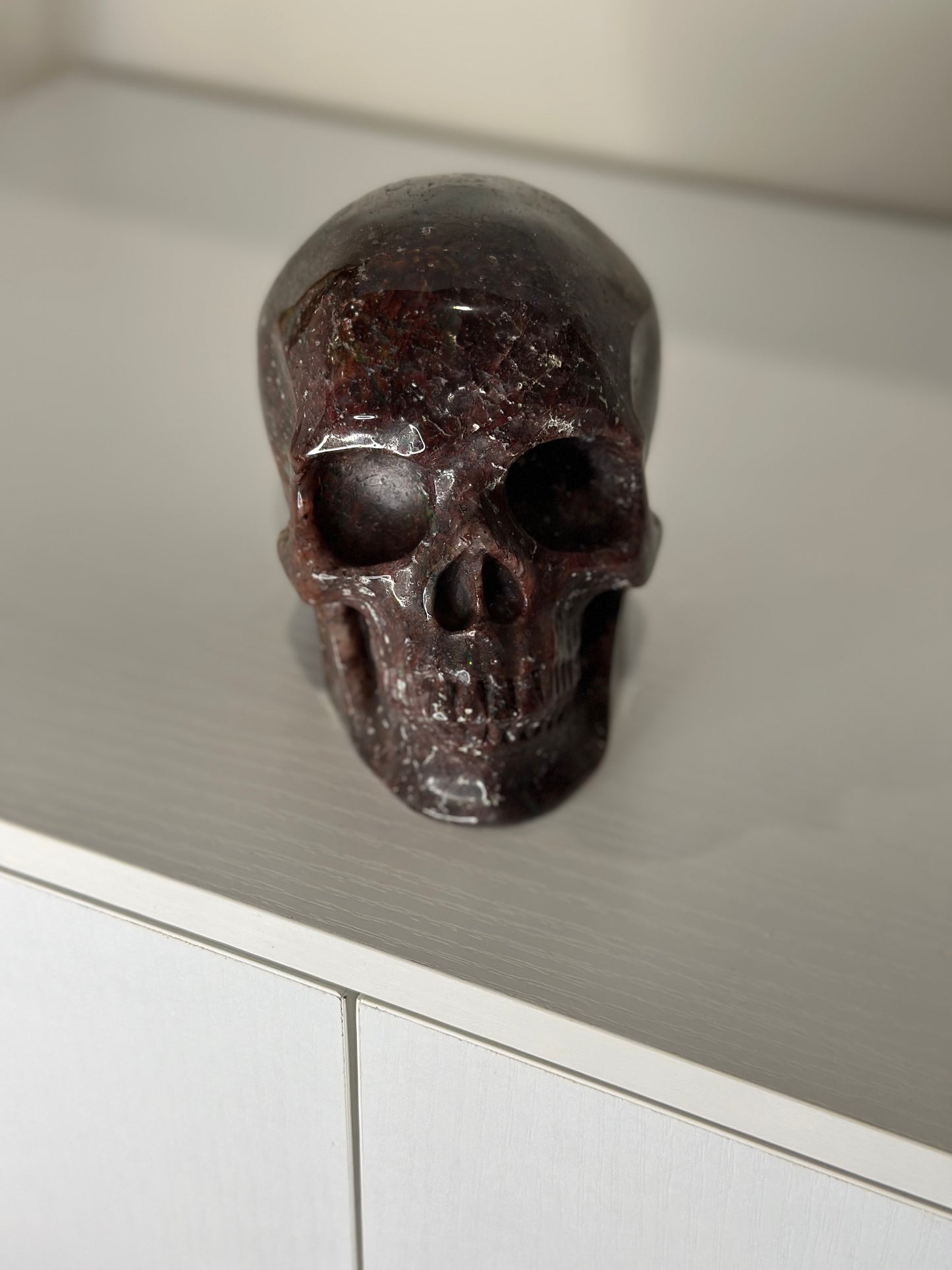 5 Inch African Chryscolla Crystal Skull